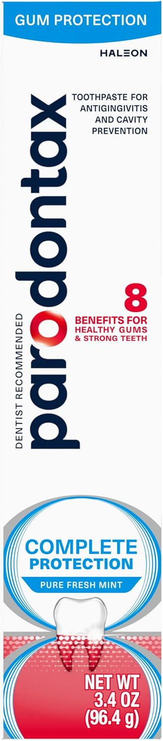 Parodontax Complete Protection Toothpaste, Pure Fresh Mint - 3.4 oz x 3