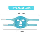 ZNÖCUETÖD Cold Face Ice Mask Facial Ice Pack, Hot Cold Compress for Face | Face SPA Gift for Woman Dark Circles Facial Puff, Pressure, Headaches, Skin Care, Post Laser Cosmetic Care, Reversible