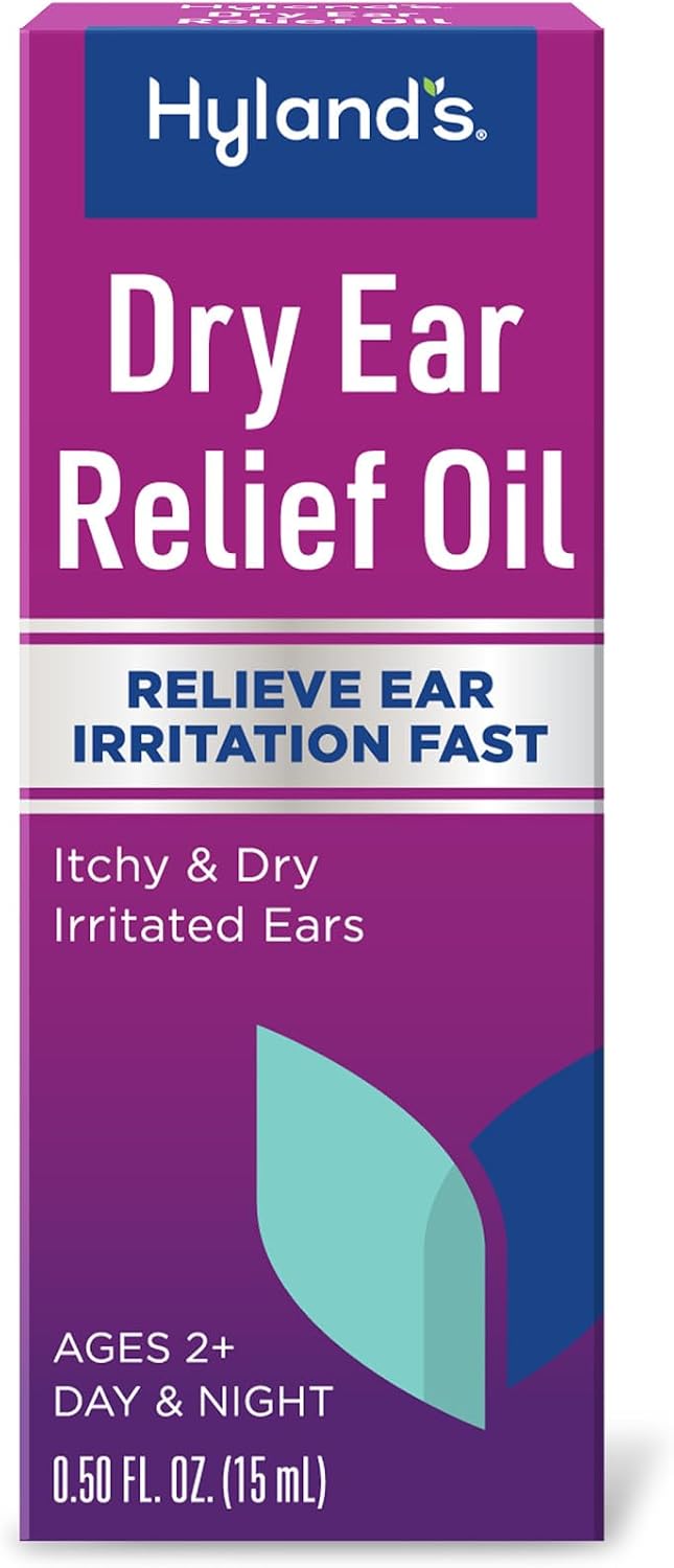 Hyland's Dry Ear Oil, Fast Itch & Irritation Relief Day or Night, 0.5oz