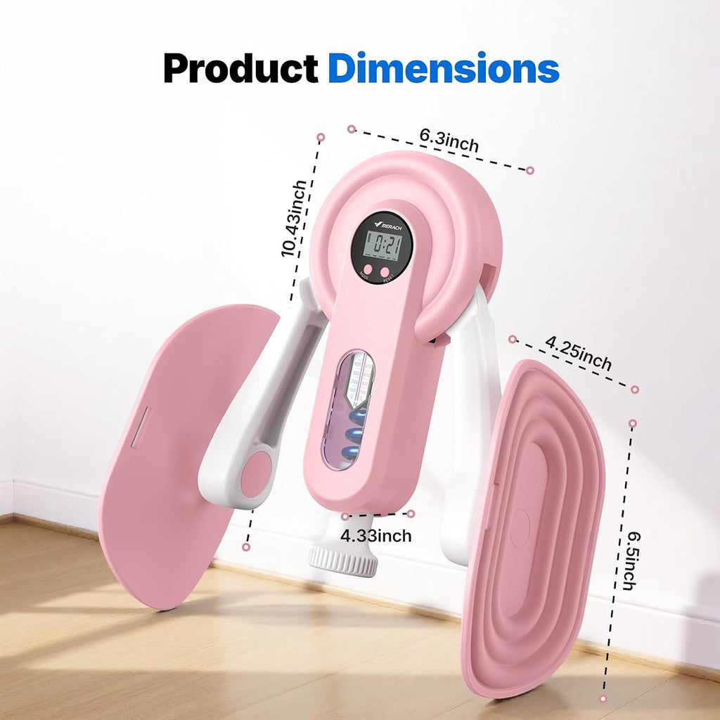 MERACH Pelvic Floor Exercise Devices, Adjustable Resistance, Thigh Trainer | Adjustable Resistance, Thigh Shaping, With 360° Rotating Thigh Pad, Built-In Display, Portable and Easy to Use