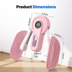 MERACH Pelvic Floor Exercise Devices, Adjustable Resistance, Thigh Trainer | Adjustable Resistance, Thigh Shaping, With 360° Rotating Thigh Pad, Built-In Display, Portable and Easy to Use