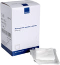 ABENA Sterile Gauze (5 x 5 cm) | 4 Ply Non-Woven Gauze Pads | Wound Care Medical Dressings (1 Box = 125 Count)