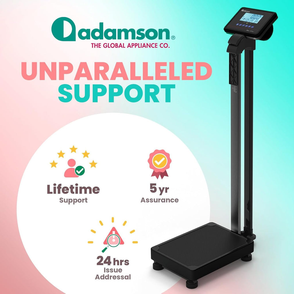 Medical Scale 440 lb Digital BMI Body Weight with Height Measurement