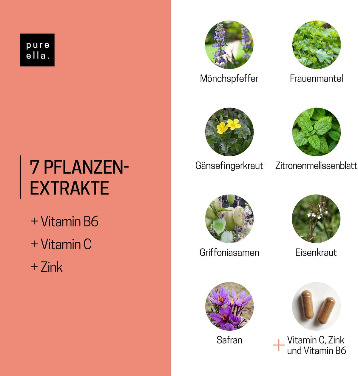 PURE Dietary Supplements 60 capsules