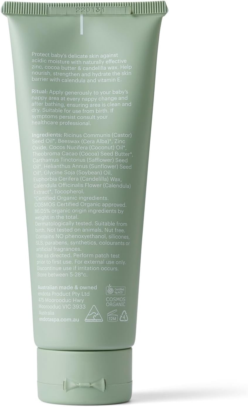 endota Organics Nurture Protecting Barrier Balm 100 g, a Multi-Purpose, Organic Barrier Balm to Protect Sensitive Skin.