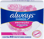 Always Panty Liners Fragrance-Free 40 pieces