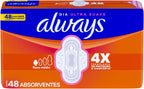 Always Sanitary Pads With Wings 48 pieces