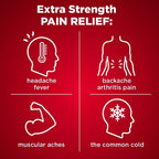 Amazon Basic Care Rapid Release Acetaminophen Caplets 500 mg, Extra Strength Pain Reliever and Fever Reducer for Headache, Backache, Menstrual Pain, Arthritis Pain, 400 Count