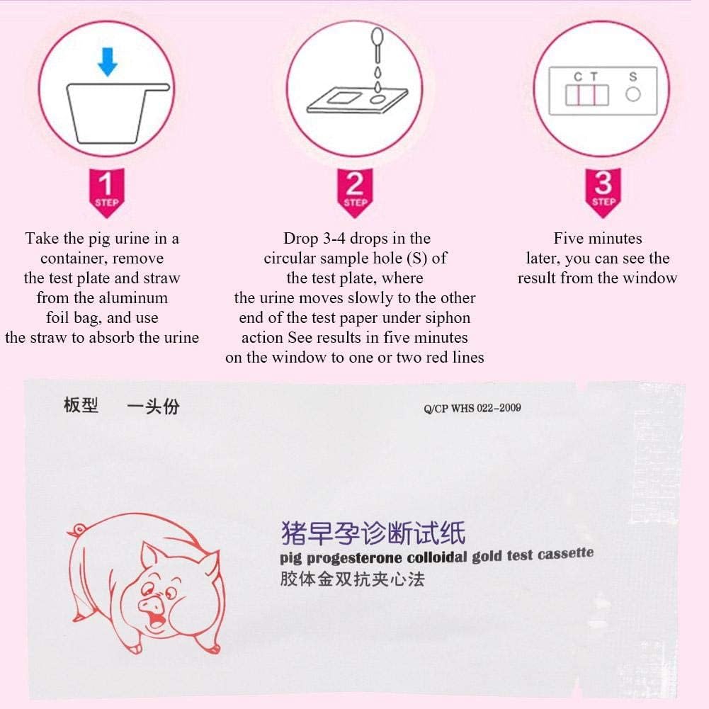 Disposable Pig Pregnancy Test Paper Bristle Pregnancy Tester Test Strip Pig Pregnancy Diagnostic Tester