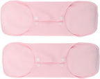 Anneome 2Pcs Postpartum Leak Protection Pads for Women, Ultra-Thin Washable Cloth Sanitary Napkins with Wings, Soft Reusable Panty Liners for Overnight Incontinence and Postnatal Care