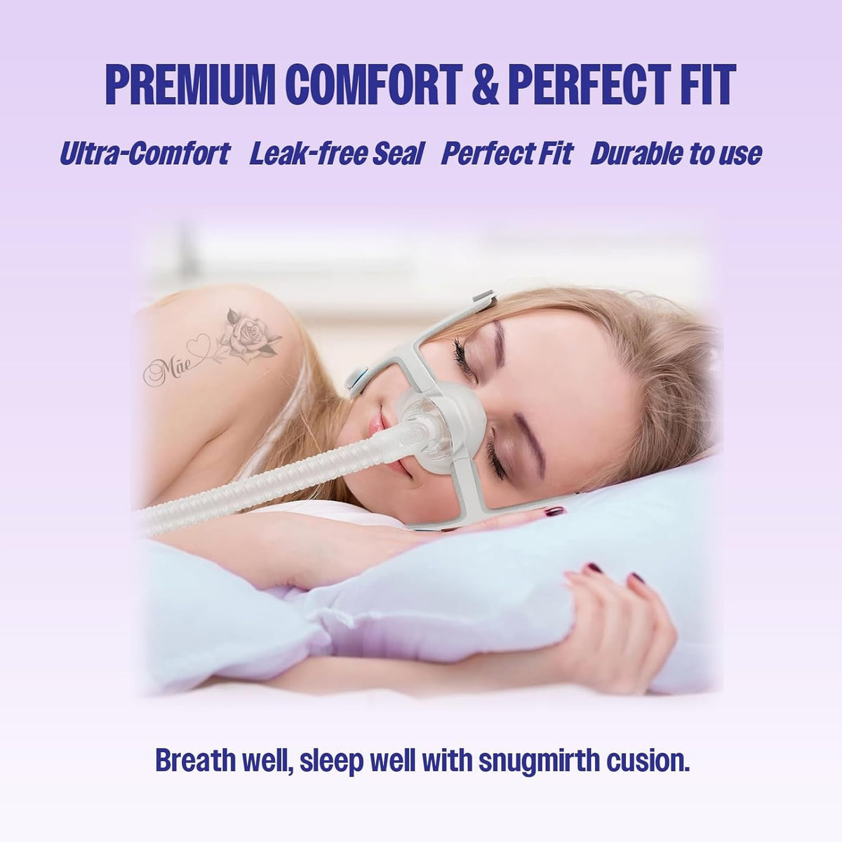 2 Packs Replacement Nasal Cushion for AirFit N20 Mask (Large) | Reliable Seal & Perfect Fit Replacement Mask Cushion, Soft Wear, Durable Supplies