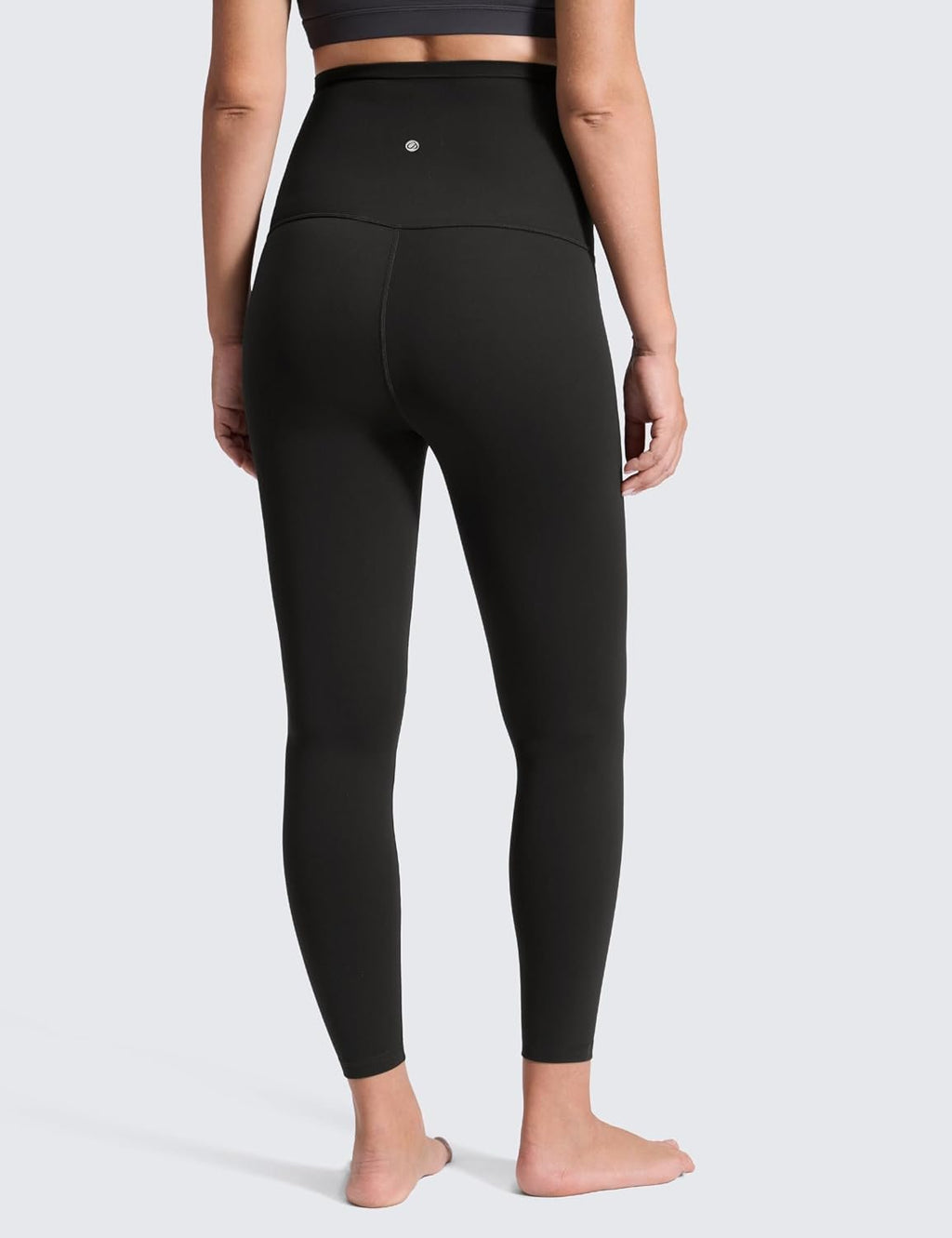 CRZ YOGA Maternity Leggings 25" | Butterluxe, Extremely Soft, Gentle Compression, Yoga, Super High Rise, U-shaped Belly, Pregnancy and Postpartum