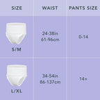 Rael Disposable Underwear for Women, Organic Cotton Cover - Incontinence Pads, Postpartum Essentials, Disposable Underwear, Unscented, Maximum Coverage (Size S-M, 12 Count)