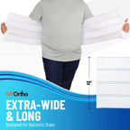 NYOrtho Bariatric Abdominal Belt, 12" Wide Elastic for Plus Size Men and Women, Post-Surgery Stomach Compression Garment for Hernia Surgery, Natural Birth, Injuries