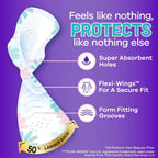 Always Radiant Teen Pads, Size 4, Overnight, with Wings, Unscented, 18 CT