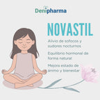Novastil Menopause - Relief of Hot Flashes and Night Sweats, Hormonal Balance, Mood, Reduces Irritability, Mood Swings & Fatigue | DENIPHARMA