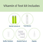 Vitamin d Test kit at Home,he Result is Highly Accurate, Easy to Read and use，Pack of 2
