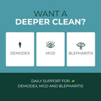 NOVEHA Demodex Eyelid & Lash Wipes | Box Of 60 Individually Wrapped Extra Strength Cleansing Eyelash Wipes - Battle Itchy & Irritated Eyes associated with Demodex Mites, Naturally Remove debris