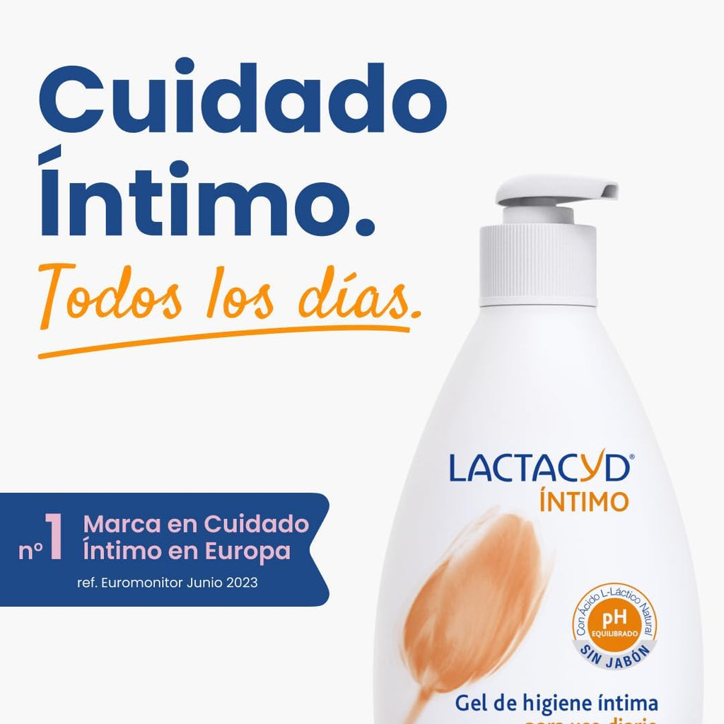 Lactacyd Intimate Hygiene Gel, Daily Care Without Soap, PH Balanced, Bath and Shower, Saving Pack 2 x 200 ml – Total 400 ml