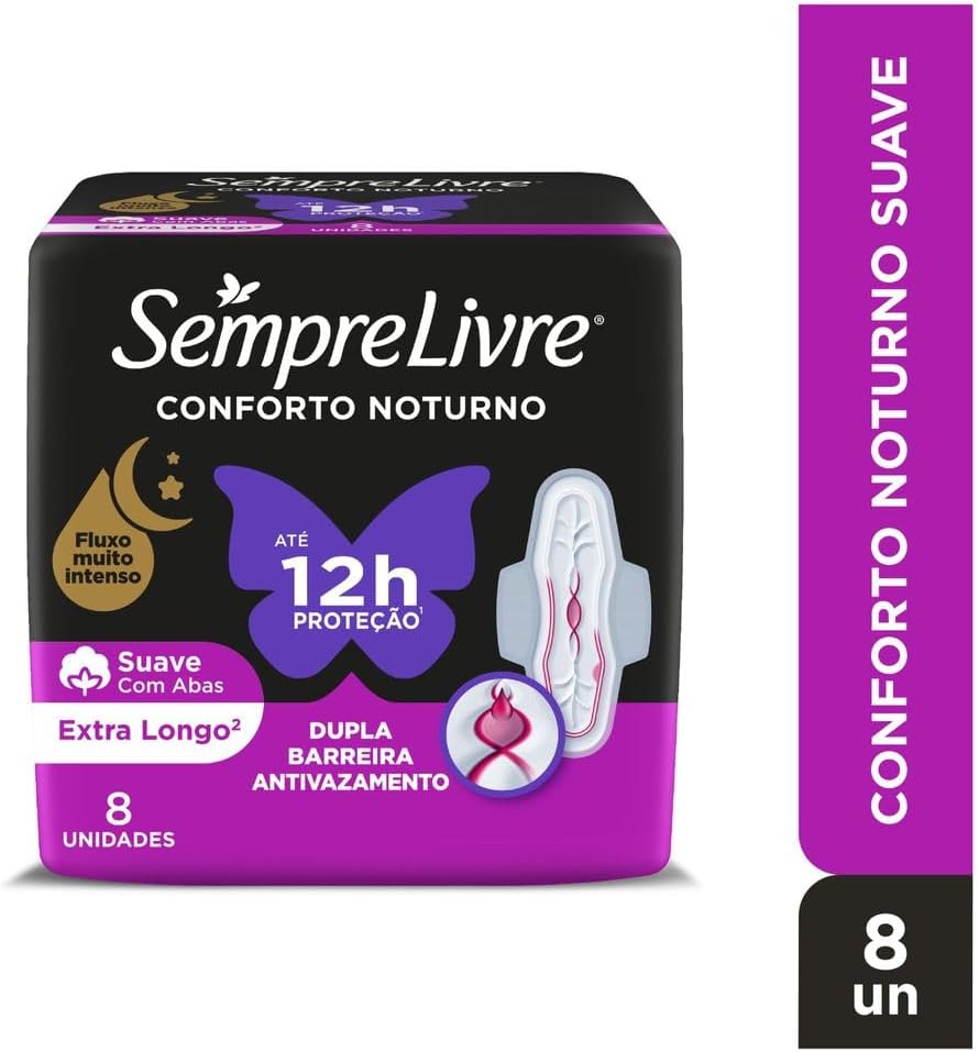 Sempre Sanitary Pads With Wings 8 pieces