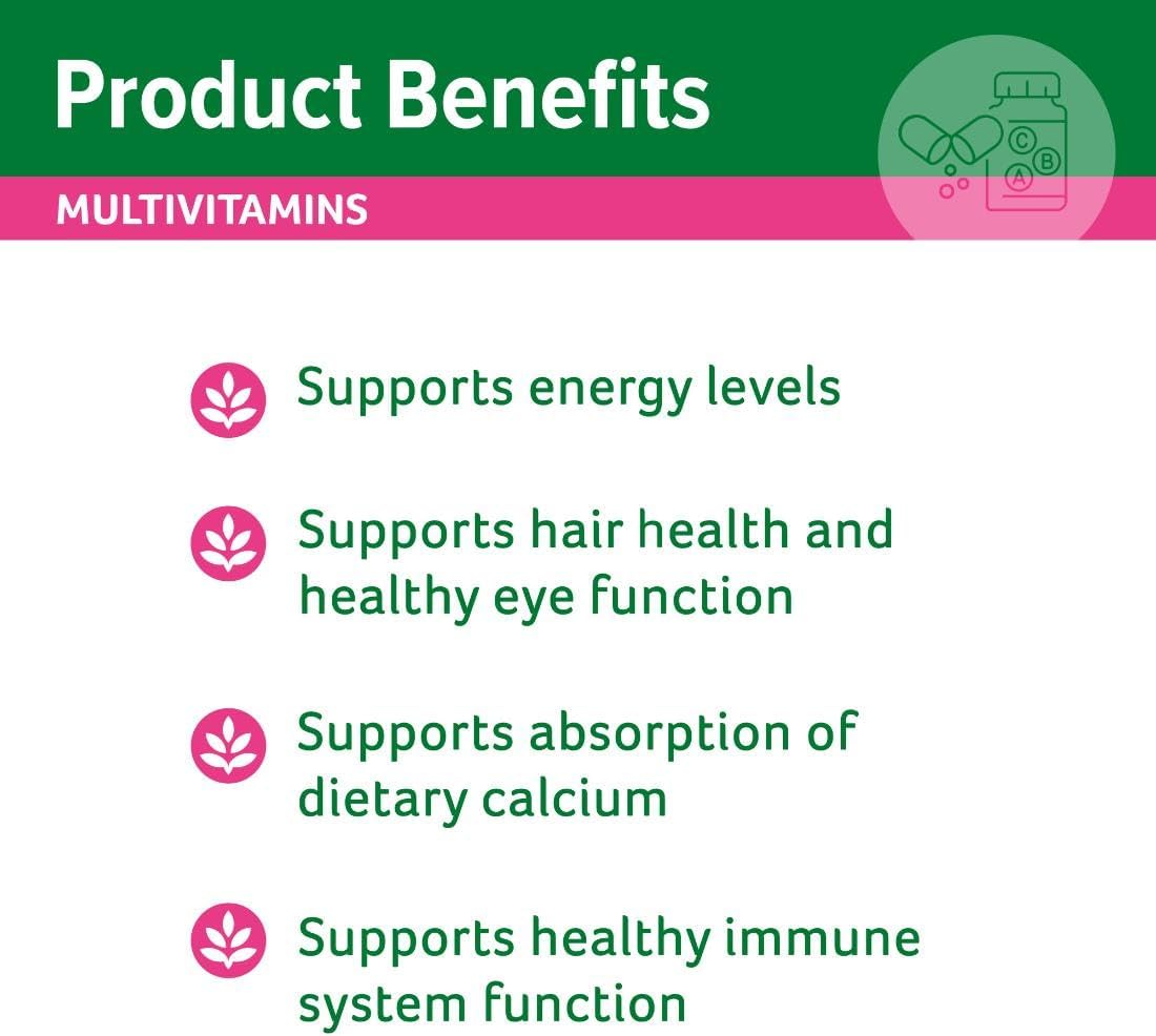 Cenovis Women's Multi Capsules 100 - 1-a-Day Multivitamin - Supports Energy Levels & Healthy Immune System Function - Maintains Healthy Eye Function, Hair Health - Supports Dietary Calcium Absorption