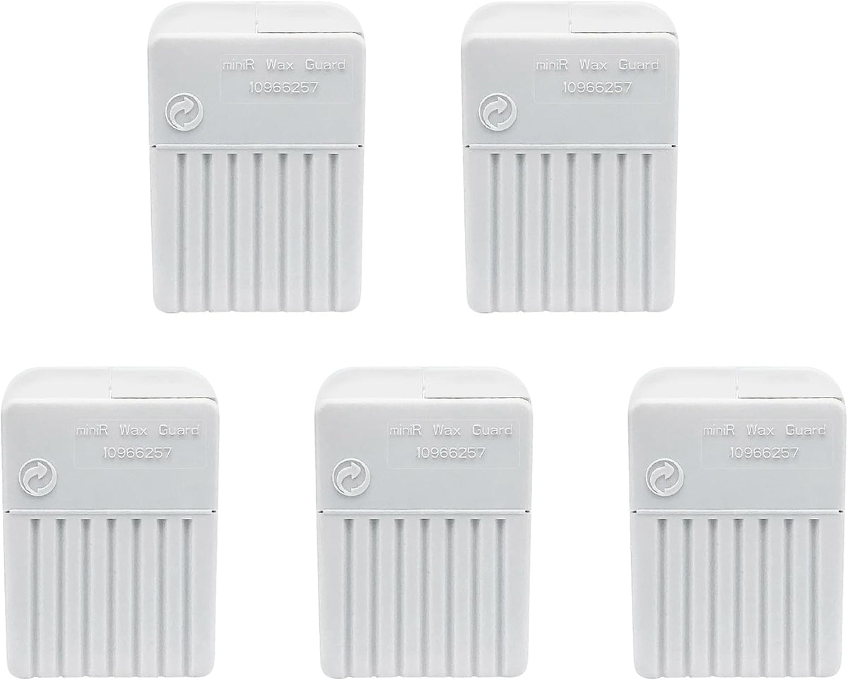 for Siemens/Signia 2.0 MiniReceiver Wax Guards Filters Hearing Aid Accessories Cerumen Stop Cleaning Tool Replacements #10966257 5-Pack/40 Filters (Sony C10 & E10 Compatible)