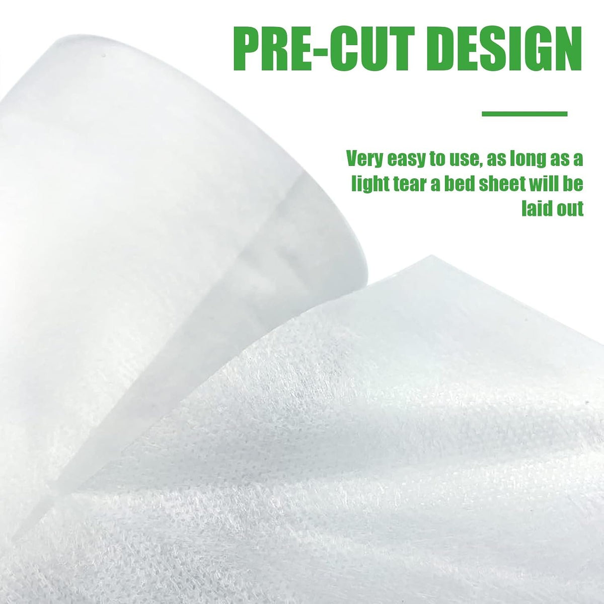 1 Roll Disposable Non-Woven Bed Sheet, 50 Pcs Massage Table Sheets