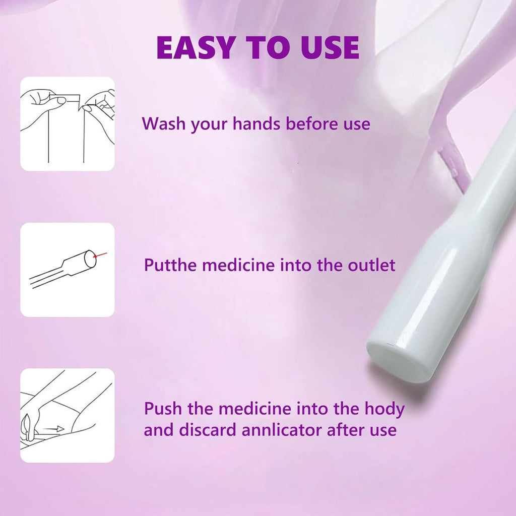 44 Pieces Disposable Lubricant Applicator, Personal Lubricant Applicators, Disposable Vaginal Applicators Injector Syringe for Vaginal for Most Suppositories