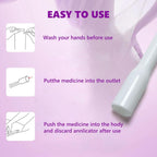 44 Pieces Disposable Lubricant Applicator, Personal Lubricant Applicators, Disposable Vaginal Applicators Injector Syringe for Vaginal for Most Suppositories