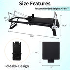 Pilates Reformer Machine Equipment with Springs & Cords for Home Workout, Foldable Pilates Equipment with Jump Board for All Level Users