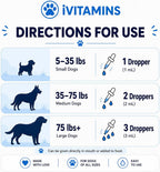 Vitamin E for Dogs - Vitamin E Oil for Dogs - Helps to Support Joint Health, Mobility, Skin & Coat Health, & Much More - Dog Joint Support - Dog Skin & Coat Supplement - 1 fl oz