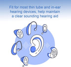 50 Count Hearing Aid Cleaner Ready-to-Use Stands Effective Thread-Fine Instrument Cleaning Kits for Hearing Devices (50)