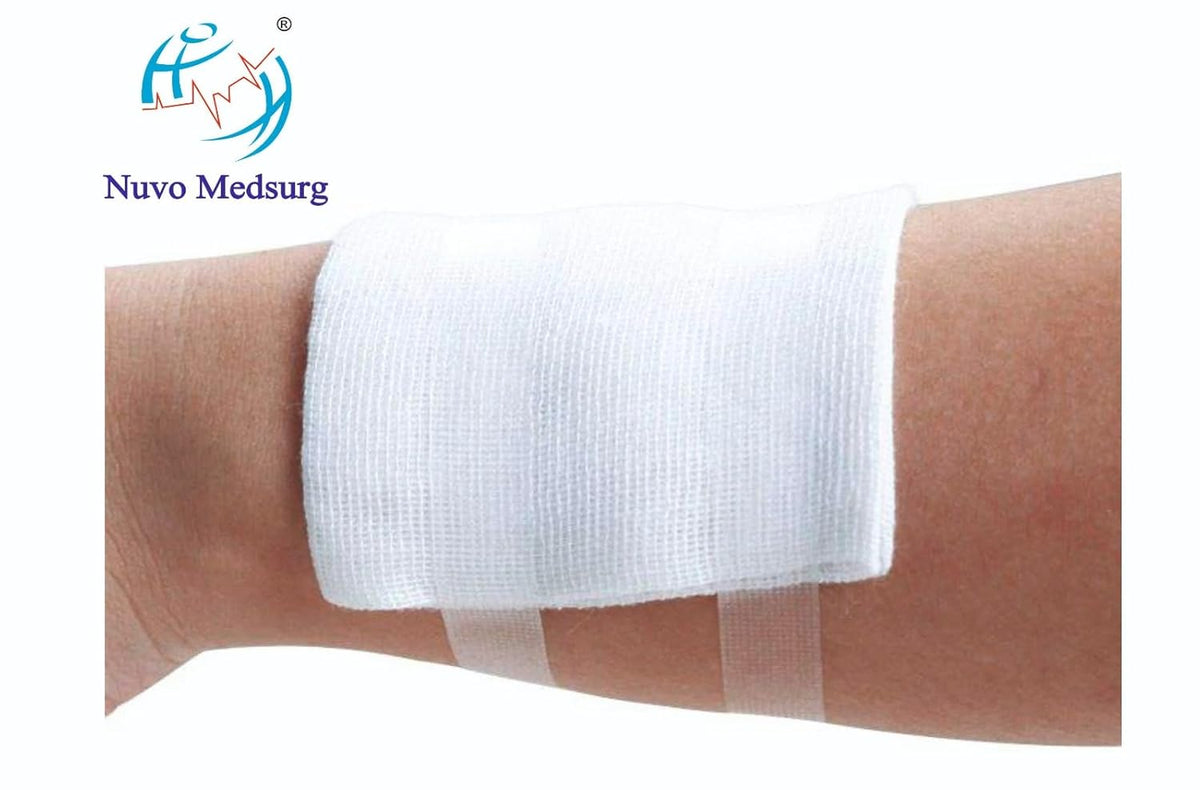 E.T.O Sterile Roller Bandage FII (10cm x 4m) - Pack of 12 Rolls | Absorbent Cotton Gauze Medical Bandage Roll for Wound Care & Dressing | Hospital Grade Elastic Support & First Aid Supplies