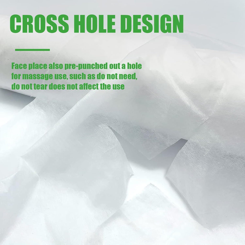 1 Roll Disposable Non-Woven Bed Sheet, 50 Pcs Massage Table Sheets