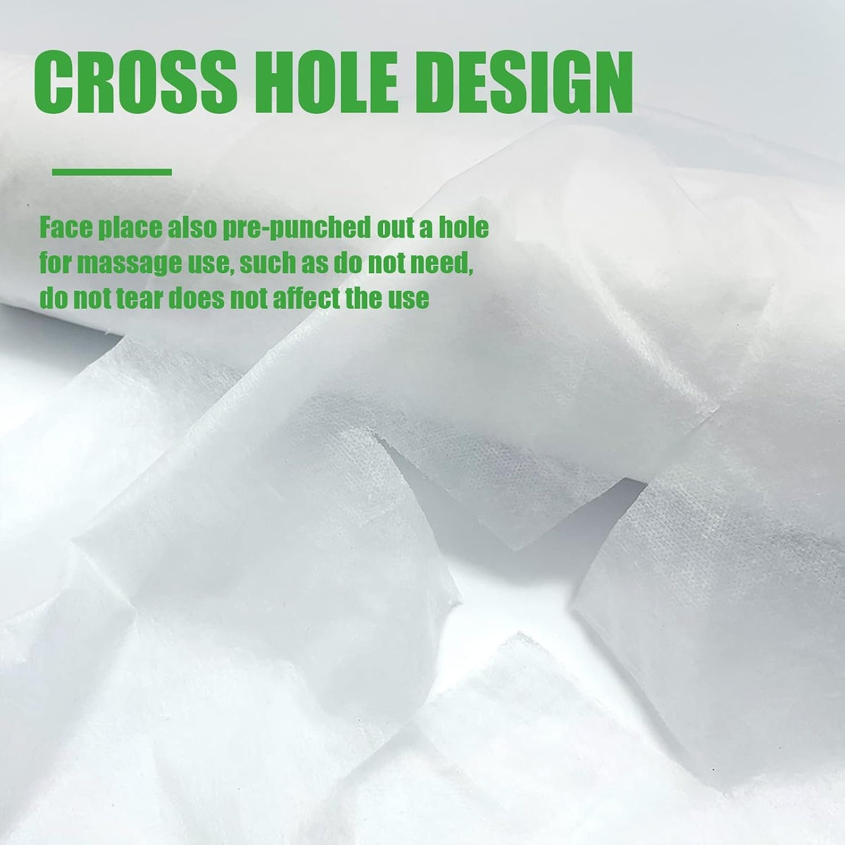 1 Roll Disposable Non-Woven Bed Sheet, 50 Pcs Massage Table Sheets