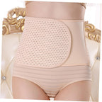 SUPVOX Belly Recovery Belts Workout Slimming Belly Bands for Women Premium Breathable Fabric Postpartum Support Abdominal Compression 95X23Cm Beige