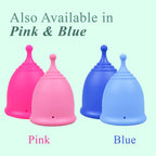 Shordy Menstrual Cup, Set of 2 (Small) Pack of 2 with Mini BOX, Period Cup Made with Medical Grade Silicone, Hygienic and Safe, Better Alternative to Sanitary Pads and Tampons