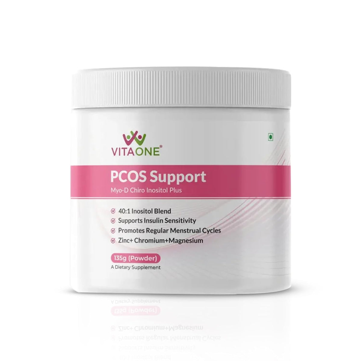 PCOS Support | Inositol & L-Arginine Blend for Women – 135g | Daily Wellness Supplement with Nutrients for Women’s Health | Unflavoured Powder | No Added Sugar or Fillers