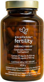 Excellence Femme Relief - Natural Menstrual & Pelvic Pain Supplement with PEA - Hormone Free - Chronic Pain Relief in Endometriosis - Female Daily Wellness | EXCELLENCE FERTILITY