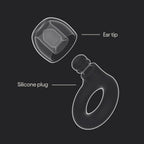 Loop Quiet 2 Ear Plugs - Ultra-Comfy Reusable Hearing Protection for Sleep | 24dB SNR noise reduction. Flexible, customizable fit. Reusable & washable. For deep focus, travel, noise sensitivity