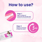 Leeford Amigest Pregnancy Test Kit |1 Step HCG Urine Test | At Home Pregnancy Test Kit | Accurate Result in 3 to 5 Minutes | Home Pregnancy Check | Single-Use Device with Dropper (Pack of 3)