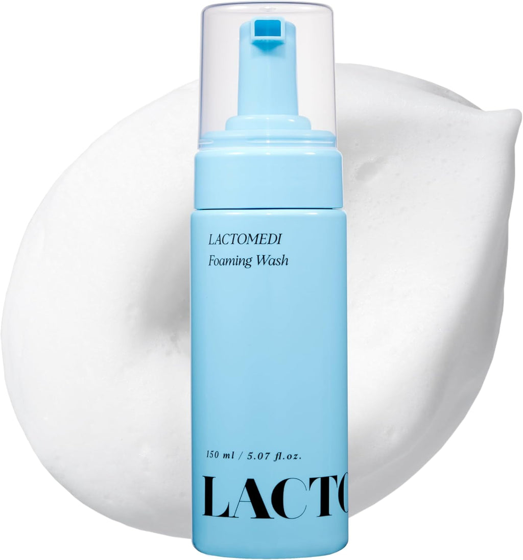 LACTOMEDI Feminine Foaming Wash | Gentle Foam Cleanser for Intimate Hygiene | pH-Balanced Formula for Sensitive Skin | Yeast infection treatment | EWG Green Certification | 5.07 fl oz.