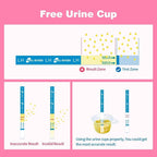 HEAL-CHECK 25 Count Ovulation Test Strips with Cups, Bulk Ovulation Test Strips for Women, Ovulation Predictor Kit, Accurate Fertility Tests for Home, Individually Wrapped 5mm LH