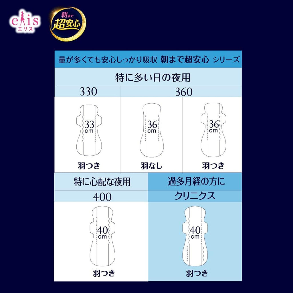 Elis Menstrual Care 40cm 10 pieces