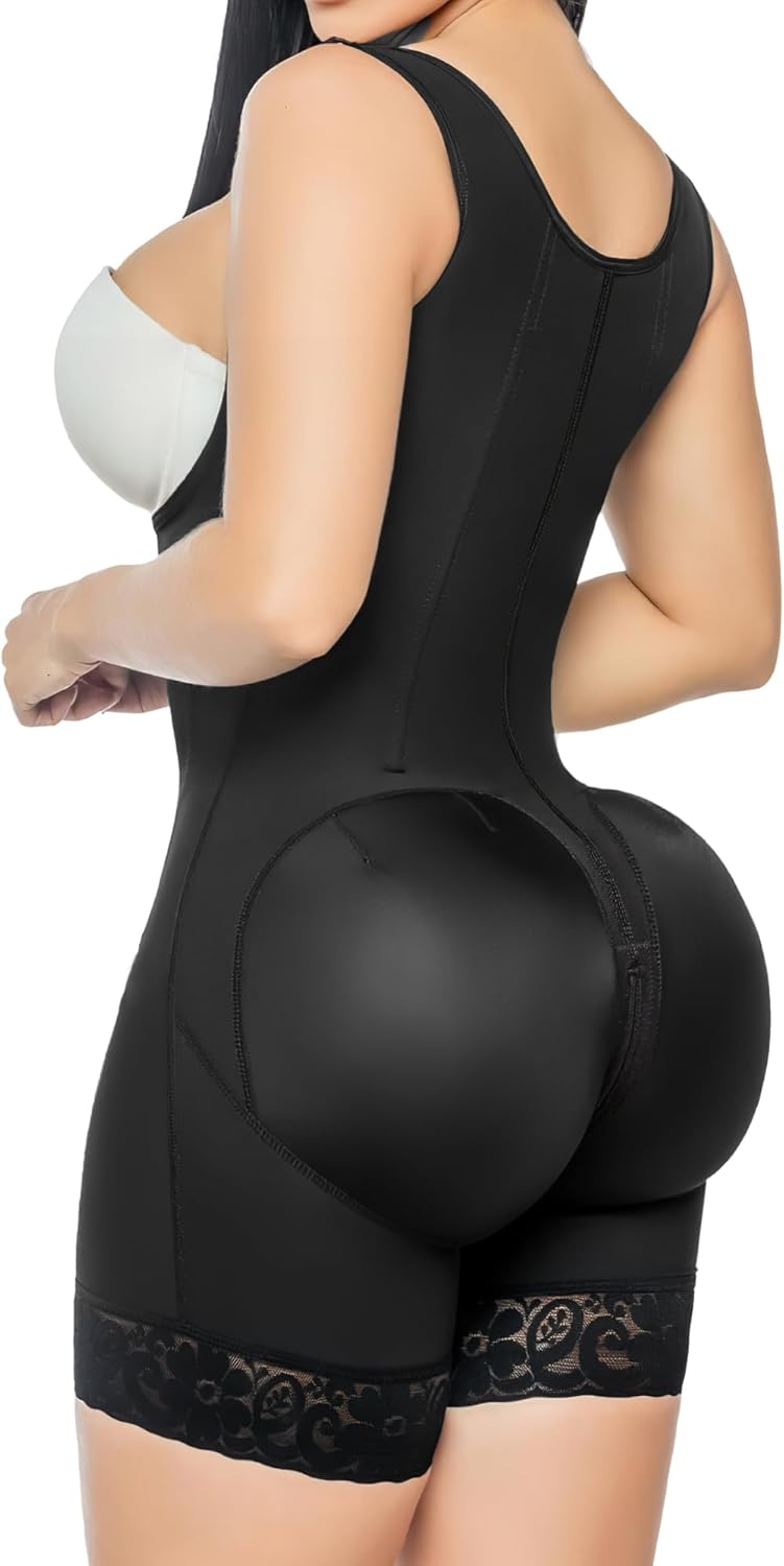 YIANNA Body Shaper Woman Slimming Colombian Fajas Reductoras with Steel Bones Shaper Tummy Postpartum