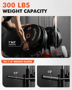 Mikolo Wall Mount Cable Station, Cable Crossover Machine with Dual Pulley System and 19/27 Adjustable Positions for Home Gym Fitness Equipment