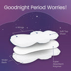 Paree Super Nights XXL 30 Soft Pads|Upto 100% All-Night Leakage Protection|Heavy Flow Champion|4 Wings Wider Back Coverage For No Stains|Sanitary Pads For Women with Disposable Wrapper
