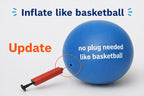 CIZEBO 6" or 8" Pilates Ball, Small Exercise Ball and Air Pump Yoga Core