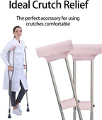 Crutches Padding Comfy Crutch Pads For Armpits And Hand Grips | Crutches Accessories Crutch Pads Crutch Cushions Strong Cushioning Soft Pads For Crutches Machine Washable Moisture Wicking