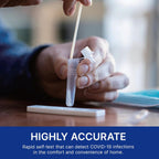 CorDx TyFast COVID-19 Rapid Antigen Test Kit, 10-Min Results, 4 Tests | Nasal Swab Self-Test, Easy-To-Use For Adults And Kids, EUA Authorized OTC, Portable For Travel And Home Use
